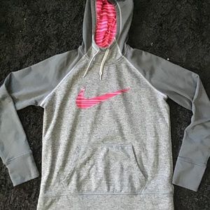 Nike dark gray hoodie